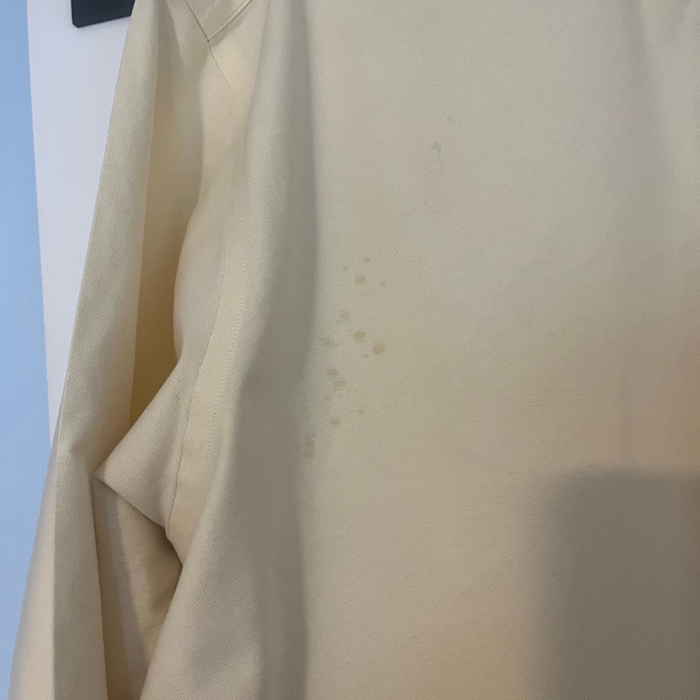 LL Bean Oxford button down no iron 17.5 x 35. Spots/staining, see pictures